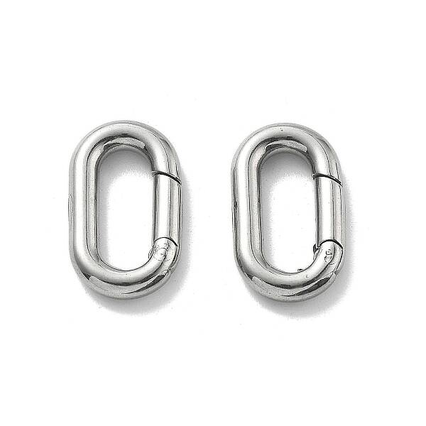 304 Stainless Steel Spring Gate Clasp Findings