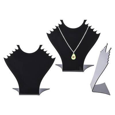 Stereoscopic Organic Glass Necklaces Displays