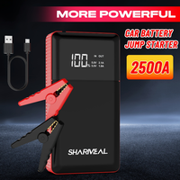 4500A Portable Car Jump Starter With Air Compressor (2.11-Gal Gas, 1.72-Gal Diesel), 150PSI Tire Inflator, 12V Battery Booste...