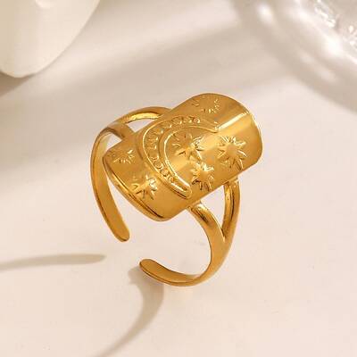 304 Stainless Steel Open Cuff Rings