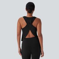 Halara Crossover Backless Hem Running Tank Top