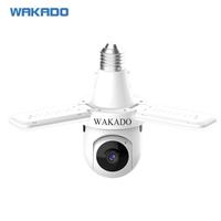 WAKADO Light bulb camera 2.4Ghz Wireless 2K HD, LED Light Sensor, Infrared Night Vision,Two-Way Audio, Human Detection, Secur...
