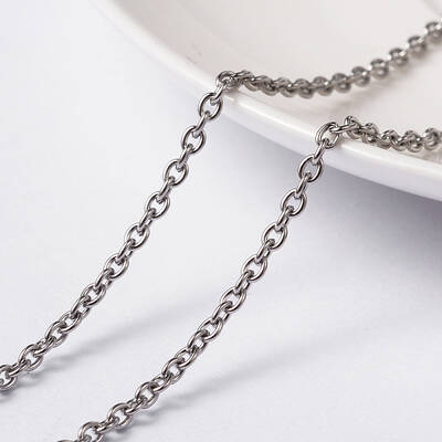Tarnish Resistant 304 Stainless Steel Cable Chains