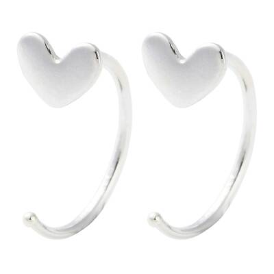 999 Fine Silver Pull Through Earrings