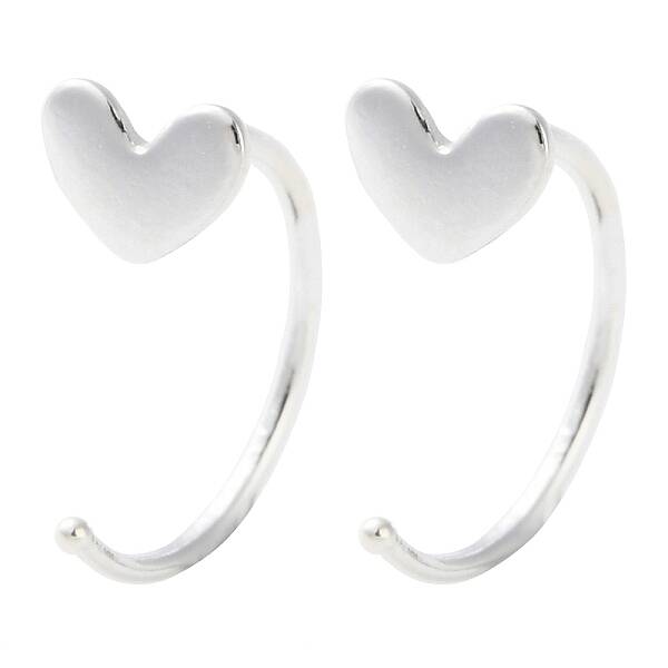 999 Fine Silver Pull Through Earrings