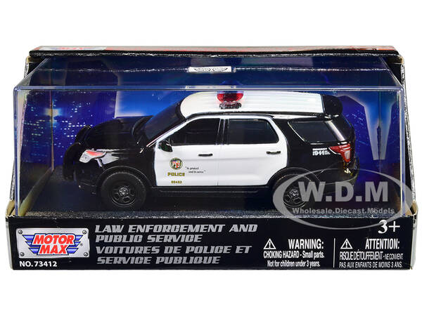 2015 Ford Police Interceptor Utility Black and White \