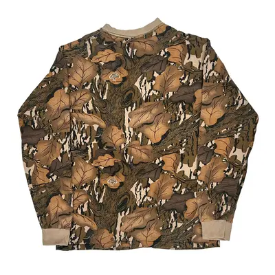 Mossy Oak Sweatshirt - Medium Multicoloured Cotton