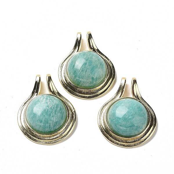 Natural Amazonite Pendants