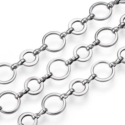 Tarnish Resistant 661 Stainless Steel Mother-son Chains