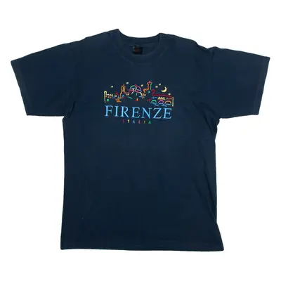 Firenze Womens T-Shirt Blue M