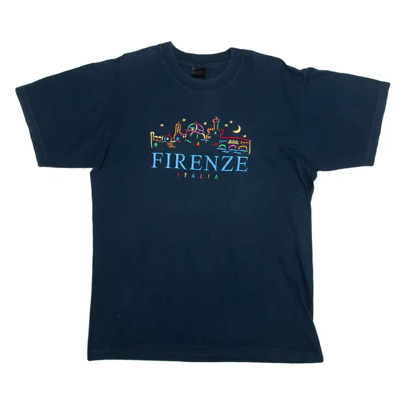 Firenze Womens T-Shirt Blue M