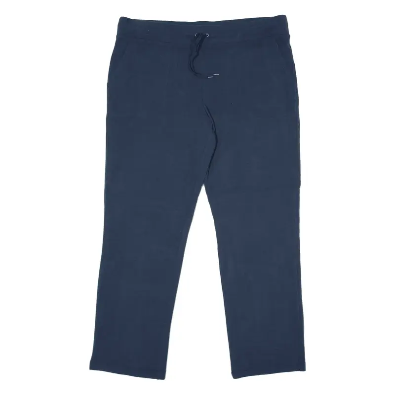 LL BEAN Joggers Blue Straight Womens L W36 L28