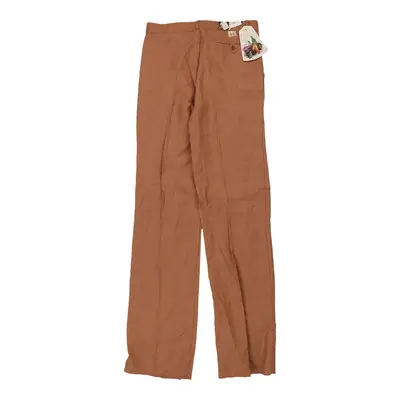 Mash Trousers - 26W UK 6 Brown Cotton
