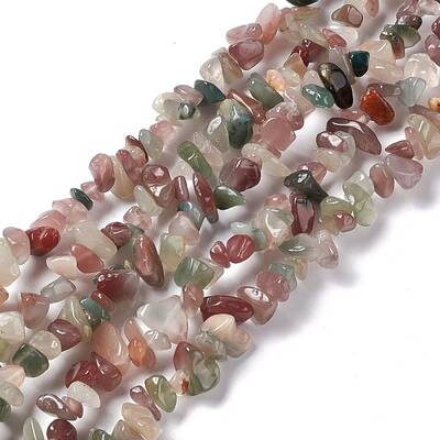 Natural Agate Chip Beads Strands