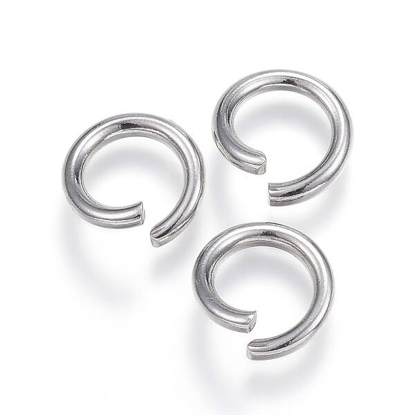 Non-Tarnish 304 Stainless Steel Open Jump Rings