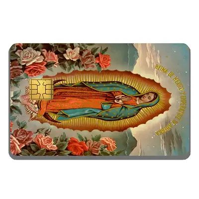 La Virgen De Guadalupe debit card skin/ sticker