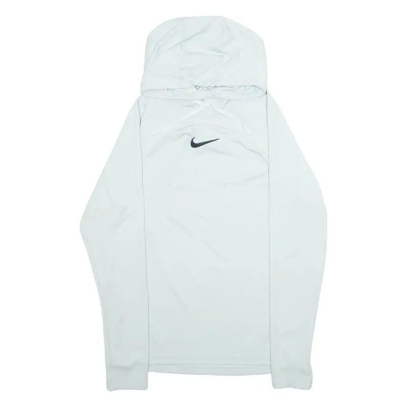 NIKE Dri-fit Mens Blue Hoodie S