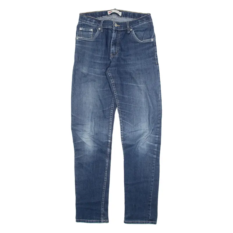 LEVI'S 510 Boys Jeans Blue Slim Skinny Stone Wash W28 L31