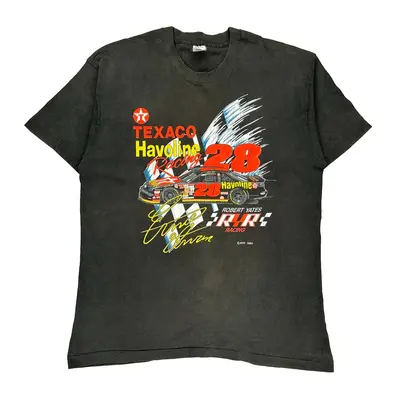 Texaco Havoline Racing Fruit Of The Loom Graphic T-Shirt - XL Black Cotton