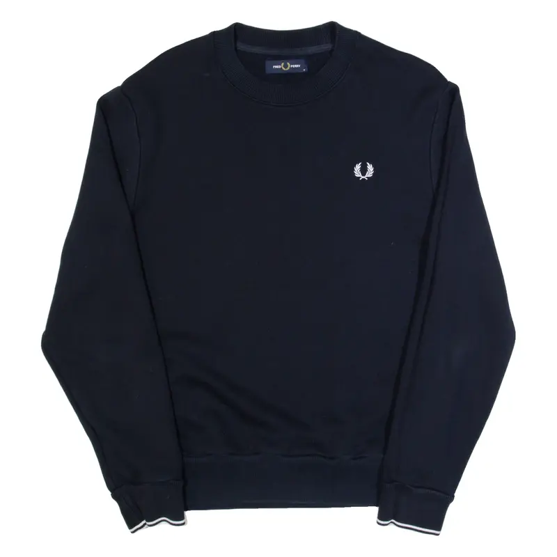FRED PERRY Mens Sweatshirt Blue M