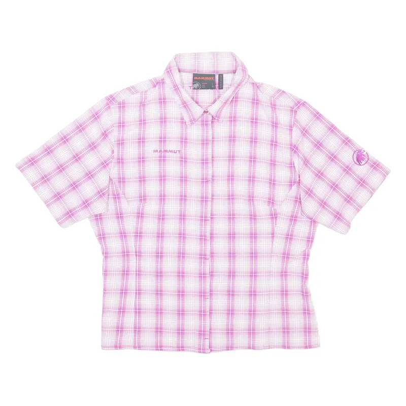 MAMMUT Womens Shirt Purple Check L