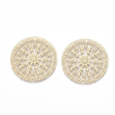 Brass Filigree Joiners Links