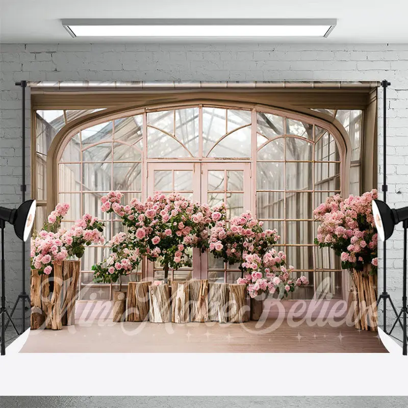 Spring Greenhouse Transparent Architectural Backdrop - Aperturee