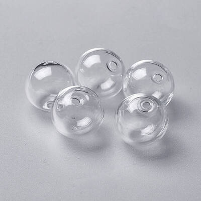 Handmade Blown Glass Globe Ball Bottles