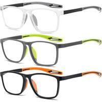 Reading Glasses for Men Sporty Design TR90 Blue Light Blocking Reader Comfortable and Flexible Lightweight +1.0