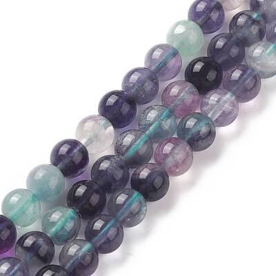 Natural Fluorite Beads Strands