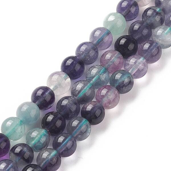 Natural Fluorite Beads Strands