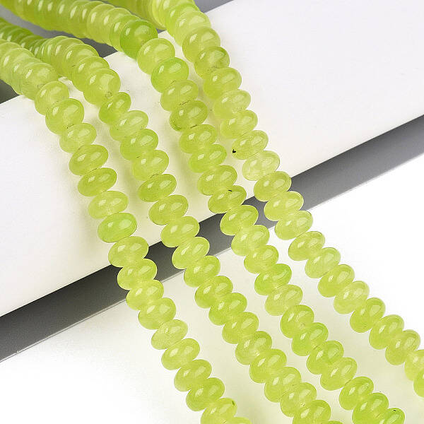 Dyed Natural White Jade Beads Strands