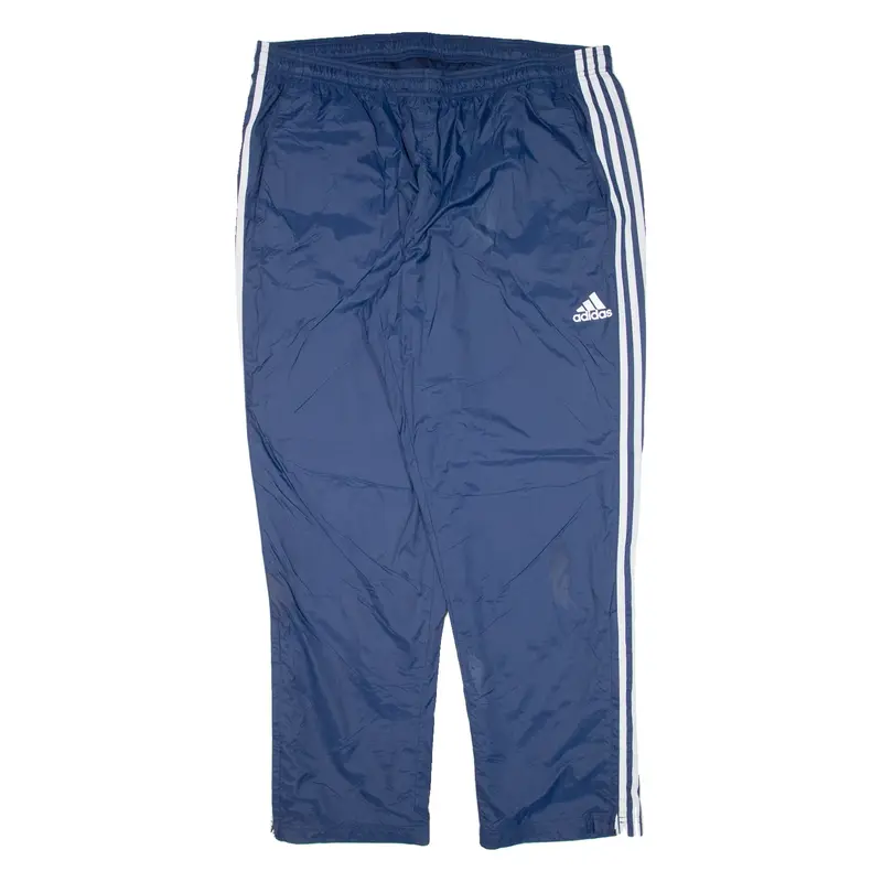 ADIDAS Mens Track Pants Blue Straight 2XL W38 L30