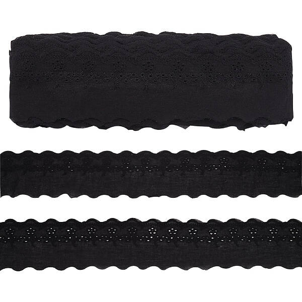 15 Yards Cotton Embroidery Hollow Flower Lace Trim