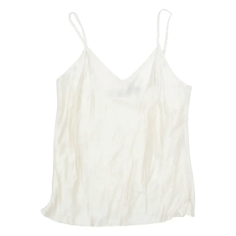 BELLA DONNA Womens Camisole Vest Cream V-Neck Sleeveless S