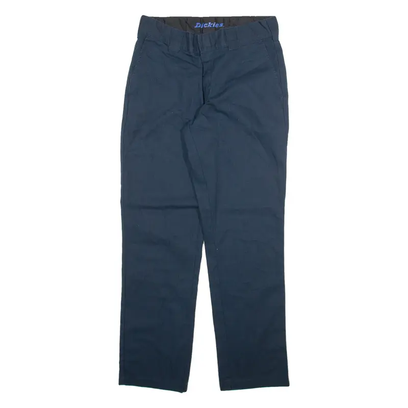 DICKIES Mens Trousers Blue Regular Straight W33 L32