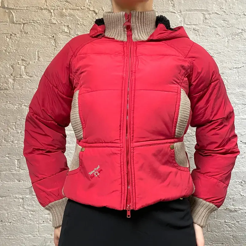 Take Two Puffer - Small Red Nylon