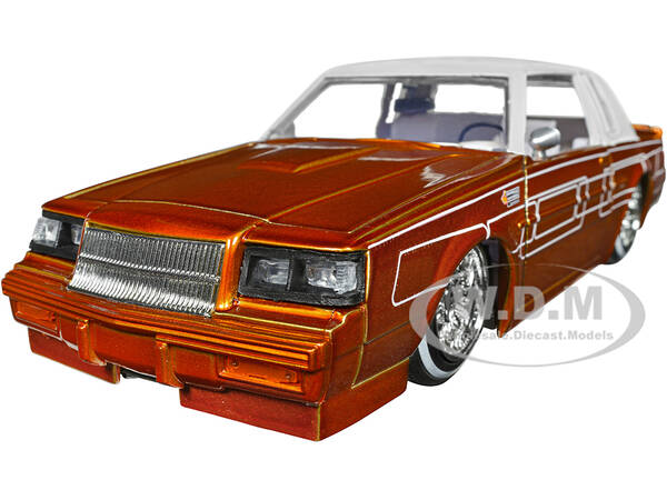 1987 Buick Grand National Orange Metallic with White Top and Interior \