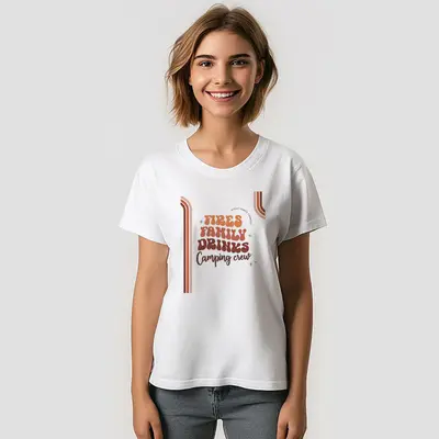 Family Reunion Camping Road Trip Retro T-Shirt