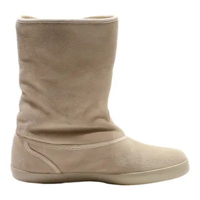 LACOSTE Ankle Boots Beige Leather Womens UK 6.5