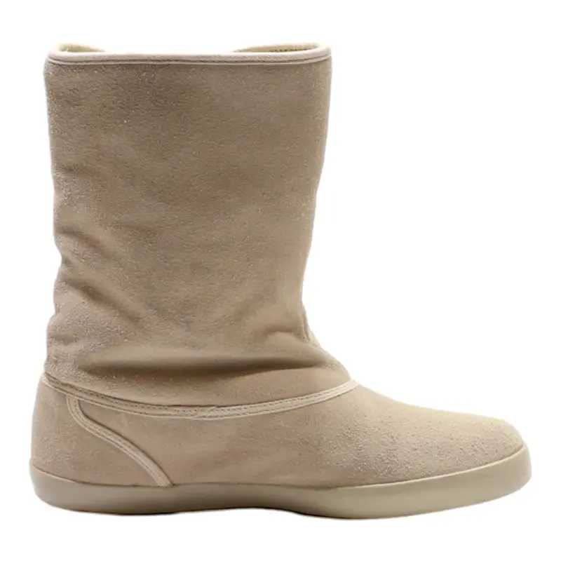 LACOSTE Ankle Boots Beige Leather Womens UK 6.5