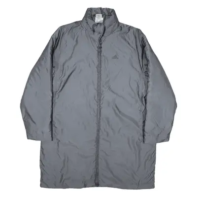 ADIDAS Insulated Coat Blue Womens UK 14