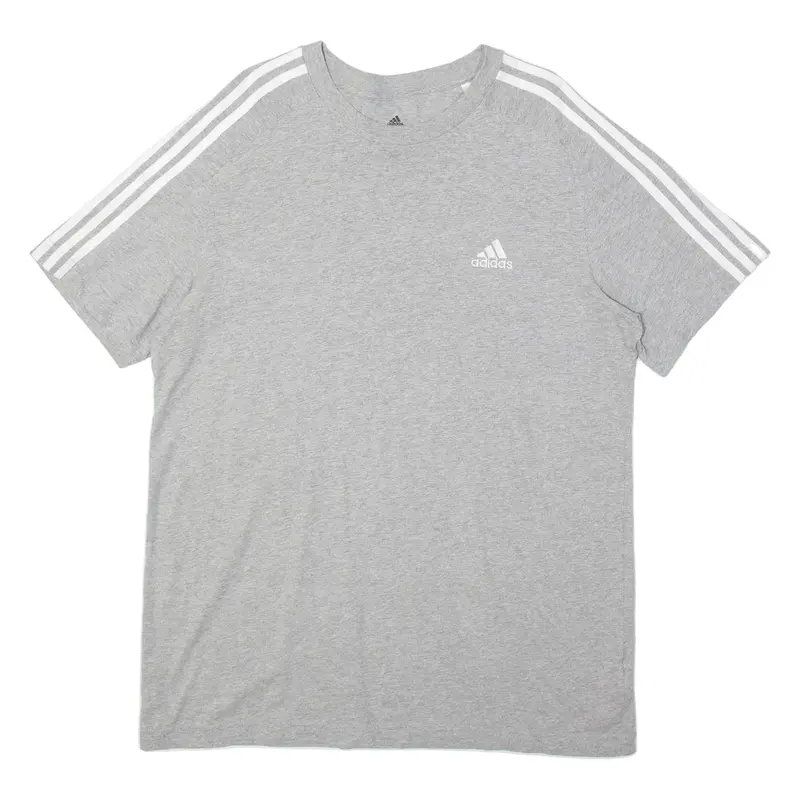 ADIDAS Mens T-Shirt Grey L