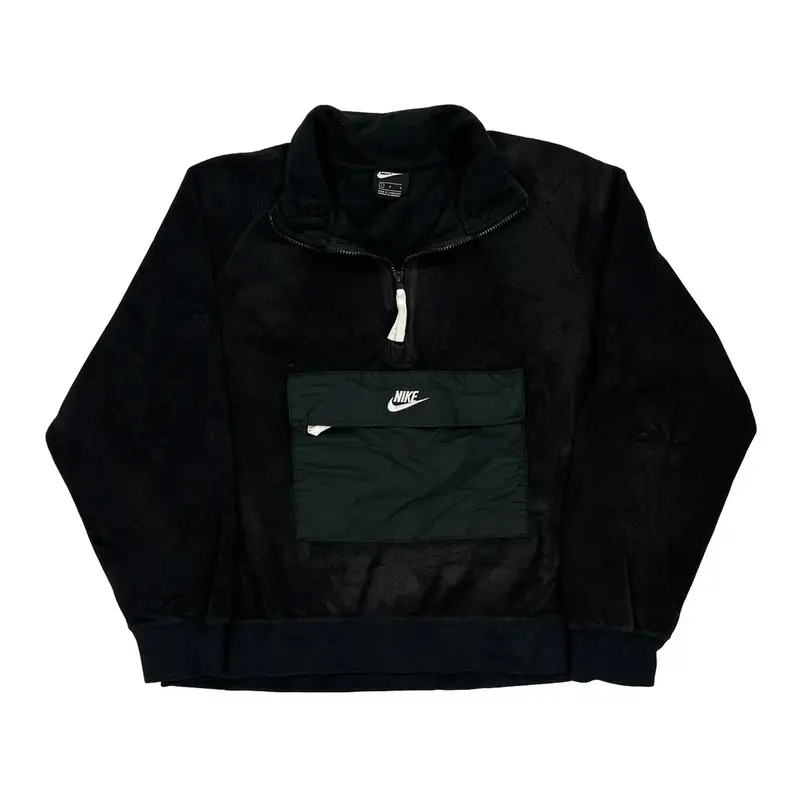 Nike Fleece - Large Black Polyester | Size: large