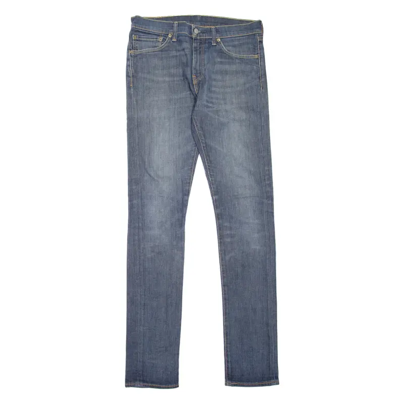 LEVI'S 510 Jeans Mens Blue Slim Skinny Stone Wash W32 L34