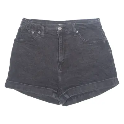 LEVI'S A-Line Mom Womens Denim Shorts Black S W28