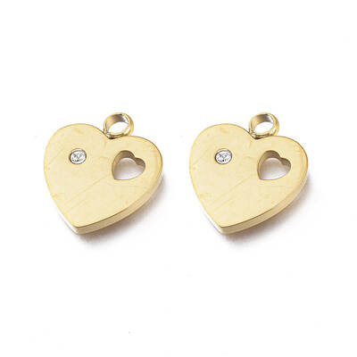 Ion Plating(IP) 304 Stainless Steel Charms