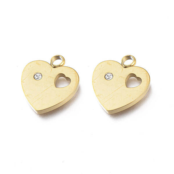 Ion Plating(IP) 304 Stainless Steel Charms