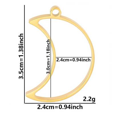 Stainless Steel Open Back Bezel Pendants