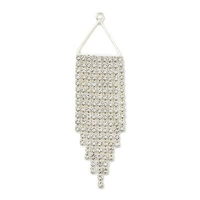 Brass Rhinestone Pendants